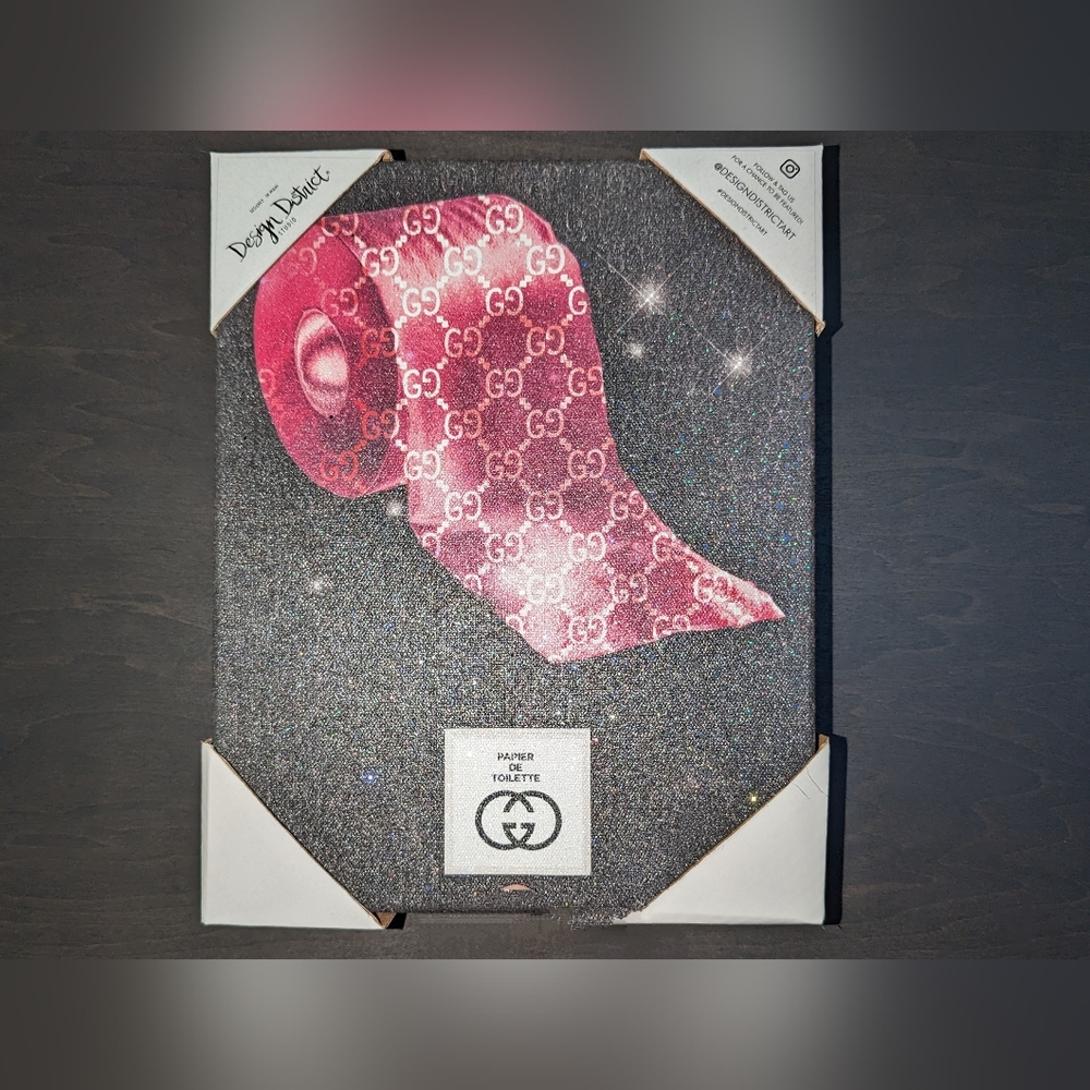 Design District NWT Papier De Toilette Canvas Wall Art